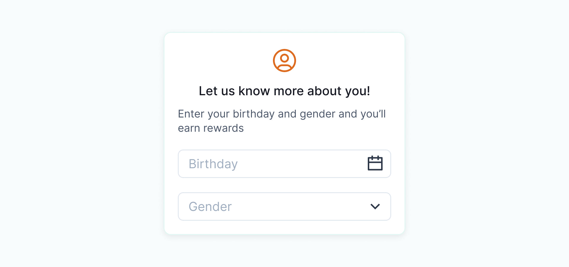 Complete Your Profile