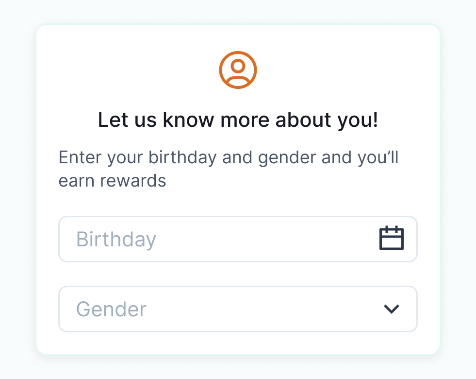 Complete Your Profile